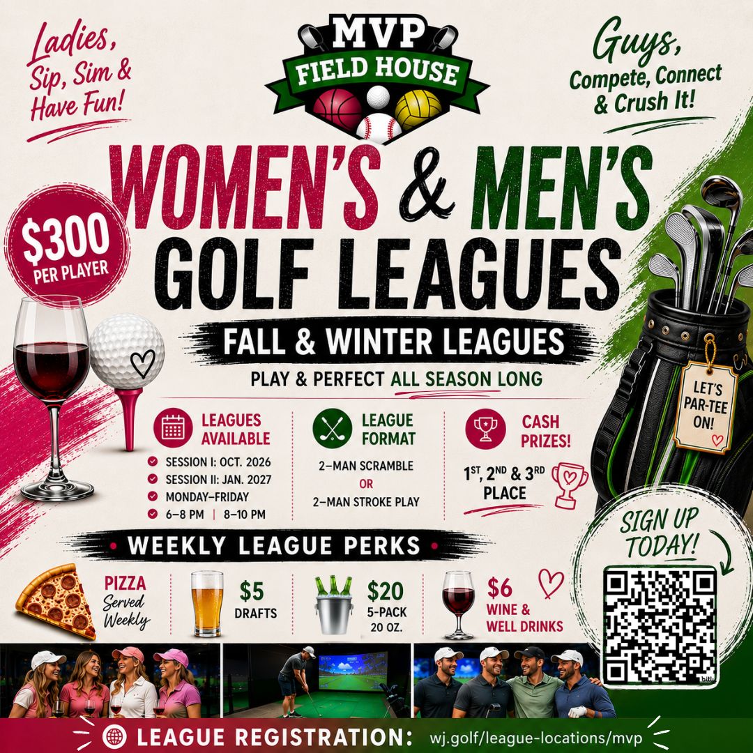 Fall Golf League Promo Sept. 2026 Studio Rental