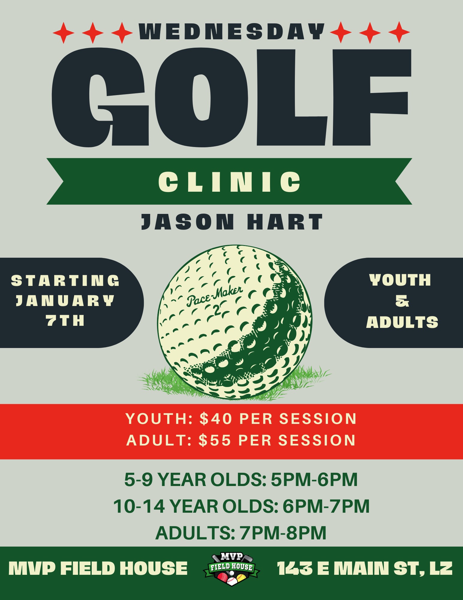 Wednesday Golf Clinic- Jason Hart - 1